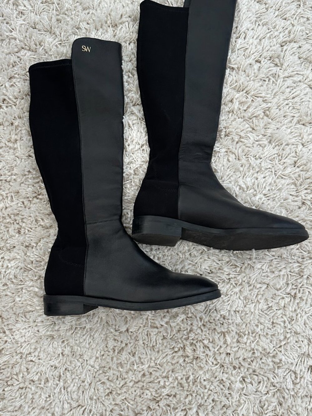 Stuart Weitzman Leather Knee Length Boots